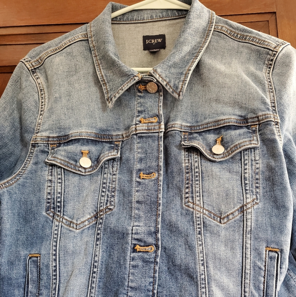 J Crew Factory Denim Jacket - Picture 2 of 2